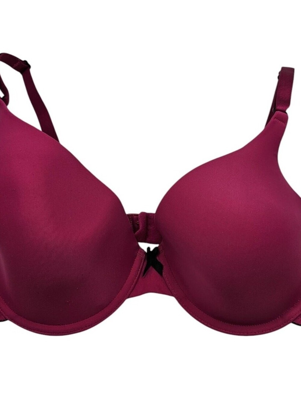 Maidenform Womens Sz 36D Classic Lightly Lined T Shirt Bra Dark Pink